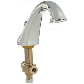 3-Hole Mixer Bath Spout without Diverter in Polished Chrome