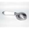 Porcelain Single Lever Handle With Dome Cap In Polished Chrome