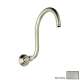 12in Wall Mounted Hooked Shower Arm in Satin Nickel