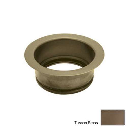 Disposal Escutcheon in Tuscan Brass