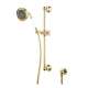 Shower 1310IB Wall Mounted Hand in Inca Brass