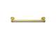 18in Decorative Grab Bar in Inca Brass