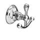 Country Bath A1481CAPC Double Hook Robe Hook in Polished Chrome