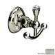 Country Bath A1481CSTN Double Hook Robe Hook in Satin Nickel