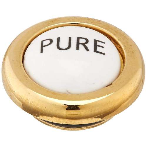 Pressure Fit Porcelain Screw Cover Cap Indice With 