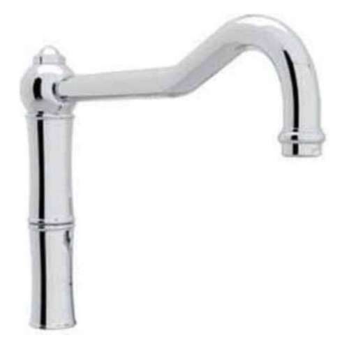 9-in Standard Reach Column Spout With Longer Connection At Base - In Multiple Colors