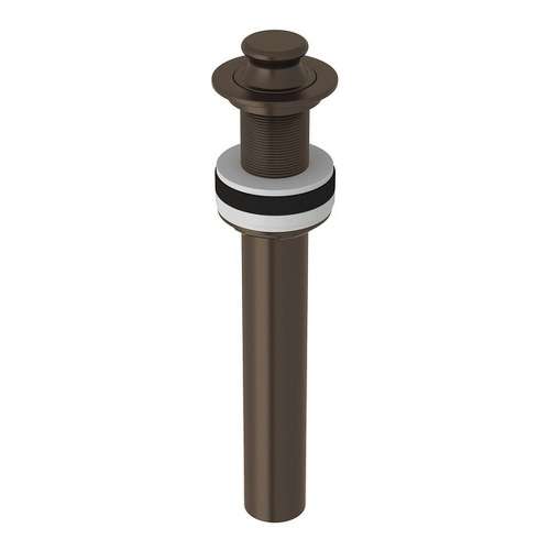 Non Slotted Lift and Turn Drain in Tuscan Brass