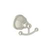 Italian Palladian A6881PN Double Robe Hook in Polished Nickel