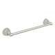 Italian Palladian A6886/18PN 18-in Single Towel Bar in Polished Nickel