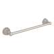 Italian Palladian A6886/18STN 18-in Single Towel Bar in Satin Nickel