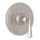 Palladian A4814LMSTN Thermostatic Trim Plate with Metal Lever and without Volume Control in Satin Nickel