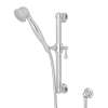 24-in Palladian Decorative Grab Bar Set with Single-Function Handshower/Hose/Outlet in Polished Chrome
