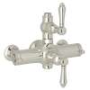 Italian Bath Exposed Thermostatic Valve with Metal Lever in Polished Nickel