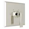 Vincent A4014LVPN Thermostatic Trim Plate with Metal Lever and without Volume Control in Polished Nickel