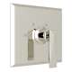 Vincent A4014LVPN Thermostatic Trim Plate with Metal Lever and without Volume Control in Polished Nickel