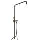 Riser with Diverter, Hose and Sliding Handshower Holder in Tuscan Brass