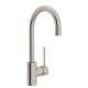 Side Lever Handle Bar/Food Prep Faucet In Satin Nickel