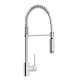 Side Lever Handle Pro Pull-Down Kitchen Faucet In Polished Chrome