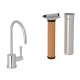 Filtering Kitchen Faucet With Metal Lever Handle And Triflow Filter In Polished Chrome