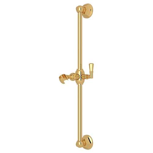 Palladian Slide Bar in Italian Brass