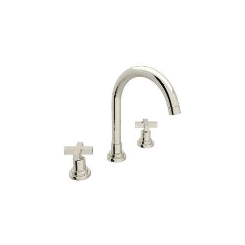 C-Spout Widespread Lavatory Faucet with 10-7/64