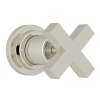 Avanti A4212XMPNTO Trim for Volume Controls and Diverters with Cross Handle in Polished Nickel