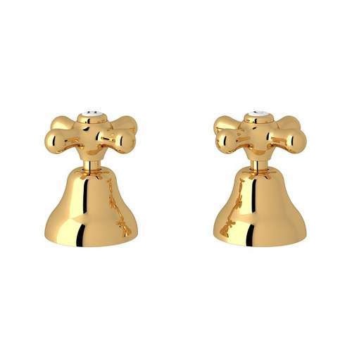 Deck Mount Set of Hot and Cold 1/2