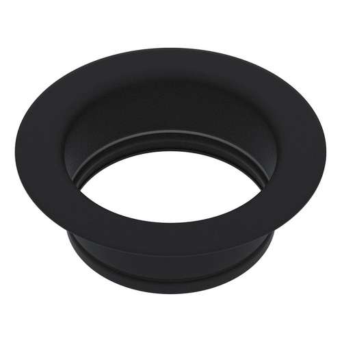 Brass Kitchen Flange, In Matte Black
