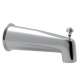 Wall Mount Tub Spout with Integrated Diverter in Polished Chrome