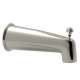 Wall Mount Tub Spout with Integrated Diverter in Polished Nickel
