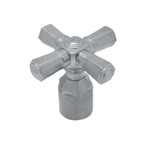 Cross Handle without Hot or Cold Indicator in Polished Chrome