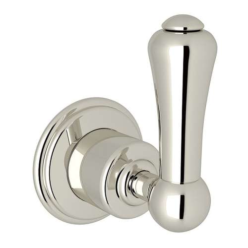 Trim for Volume Control with Solid Metal Lever and Diverters in Polished Nickel