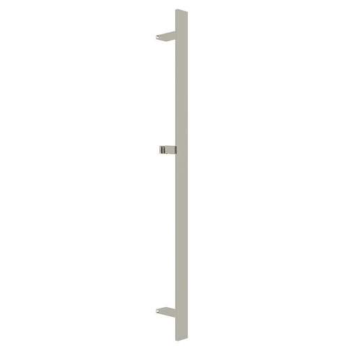 Modern Flat Slide Bar in Polished Nickel