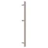 Modern Flat Slide Bar in Satin Nickel