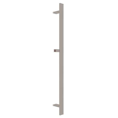 Modern Flat Slide Bar in Satin Nickel