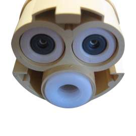 Cartridge With Double Check Valve For Pull-Out Kitchen Faucets