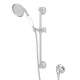 1300EAPC Single-Function Anti-Cal Handshower/Hose/Bar/Outlet Set in Polished Chrome