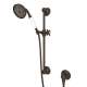 1300ETCB Single-Function Anti-Cal Handshower/Hose/Bar/Outlet Set in Tuscan Brass