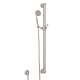 36-in Decorative Grab Bar Set with Single-Function Anti-Cal Handshower/Hose/Outlet in Satin Nickel
