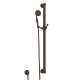 36-in Decorative Grab Bar Set with Single-Function Anti-Cal Handshower/Hose/Outlet in Tuscan Brass