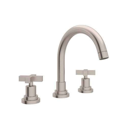 C-Spout Widespread Lavatory Faucet with 8-1/2