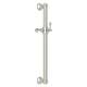 24-in Decorative Grab Bar with Lever Handle Slider in Polished Nickel