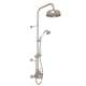 Thermostatic Shower Package with Metal Lever in Satin Nickel