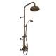 Thermostatic Shower Package with Metal Lever in English Bronze