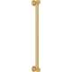 24-in Decorative Grab Bar in Italian Brass