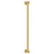 36-in Decorative Grab Bar in Italian Brass