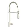 Side Lever Handle Pro Pull-Down Kitchen Faucet In Polished Nickel