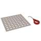 Matrix Decorative Drain Cover in Satin Nickel