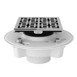 PVC 2-in X 3-in Drain Kit with 3142 Weave Decorative Cover