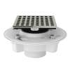 PVC 2-in X 3-in Drain Kit with 3143 Matrix Decorative Cover in Polished Nickel